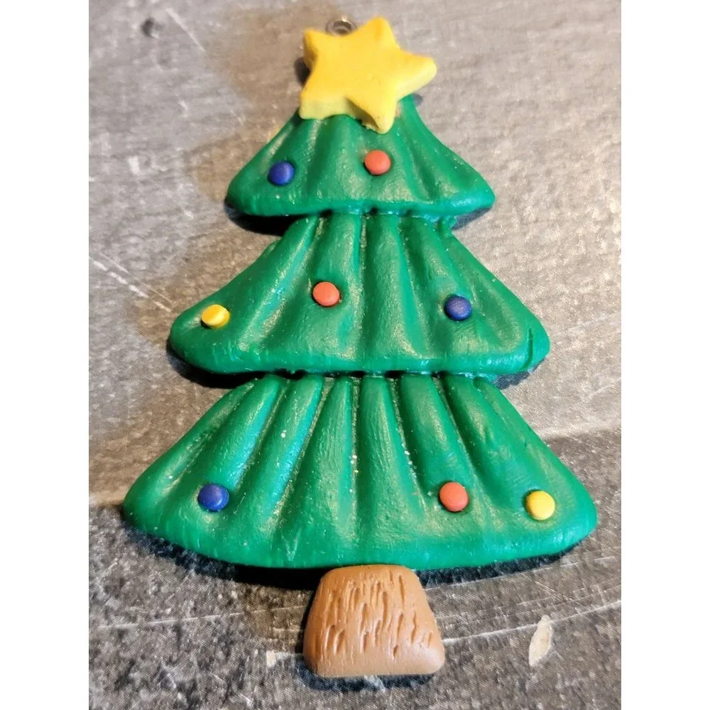 Handmade Xmas pine tree‎ ornament decor